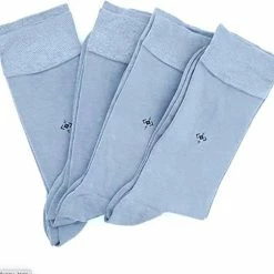 Coupon ❤️ Merkloos Bamboe Sokken, Heren En Dames, Business & Vrije Tijd, 4 Paar, Grijs, 43-46 👏 -Beenmode Verkoop 550x505 1