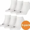 Promo 🧨 Puma 👟 Sneakersokken Wit - 6 Paar 👟 Sneaker Sokken - Maat 35/38 😀 -Beenmode Verkoop 550x507