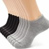 Begroting 🎁 Lage Sportsokken - Grijs/Zwart - 10 Pack - Monfoot ✔️ -Beenmode Verkoop 550x522 1