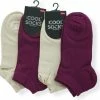 Uitgang ❤️ La Pèra 👟 Sneaker Sokken Bamboe Set Van 4 Paar [paars-creme] - Maat 36-40 😀 -Beenmode Verkoop 550x525 3