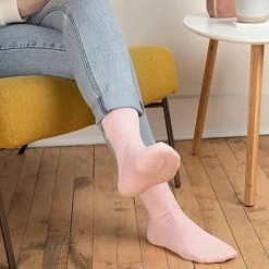 Uitgang 🤩 Malinsi Sokken Antislip 3-Pack - 3 Paar Lichte Kleuren Maat 42-46 - Huissokken Dames En Heren Anti Slip 👏 -Beenmode Verkoop 550x528