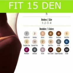 Promo 👍 Penti Fit 15 Denier Dames Panty (pd1001) - PRUIM - Maat XL 🧨 -Beenmode Verkoop 550x533 1