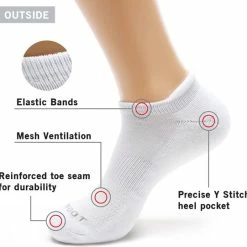 Begroting 🎁 Lage Sportsokken - Grijs/Zwart - 10 Pack - Monfoot ✔️ -Beenmode Verkoop 550x541