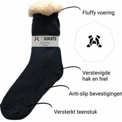 Groothandel 🧨 Sukats® Huissokken - Homesocks - 6 Paar - Maat 36-41 - Mix A - Anti-Slip - Fluffy - Dames Huissokken 😉 -Beenmode Verkoop 550x548 1