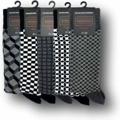 Hete verkoop 🥰 5 Paar Sokken - Bonanza - Grafisch - Naadloos - Maat 41-46 🌟 -Beenmode Verkoop 550x549 2