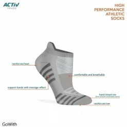 Coupon 💯 GoWith-bamboe Sokken-sneaker Sokken-6 Paar-enkel Sokken-sportsokken-naadloze Sokken-cadeau Sokken-grijs-40-44 😍 -Beenmode Verkoop 550x550 126