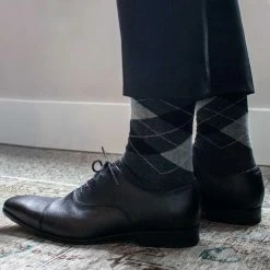 Goedkoop 💯 Bamboe Sokken | Geruite Sokken | Anti-zweet Sokken | Naadloze Sokken | Heren Sokken | Dames Sokken | 4 Paar - Antraciet | Maat: 43-45 | Merk: Bamboosa 😉 -Beenmode Verkoop 550x550 26