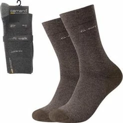 Beste Pirce 😀 Camano Ca Soft 2 PACK Badstof Zool Unisex Bruin 43/46 Naadloos Zonder Knellende Boord 🧨