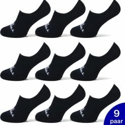 Goedkoop 🛒 9-Pack O'Neill No-show Footies Unisex 719003-6969 - Zwart - Maat 43-46 😍
