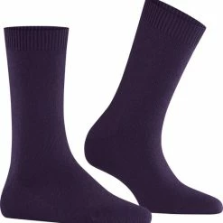 Coupon ⌛ FALKE Cosy Wool Zonder Motief Zacht Dik Winter Warm Ondoorzichtig Halfhoog Comfortabel Merinowol Kasjmier Paars Dames Sokken - Maat 39-42 🛒 -Beenmode Verkoop 550x568 4