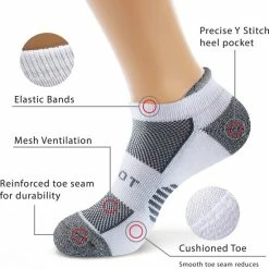 Gloednieuw ✨ Lage Sportsokken - Grijs - 5 Pack - Monfoot 🔥 -Beenmode Verkoop 550x578