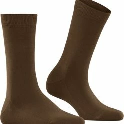 Kopen ✨ FALKE Family Grondstofvriendelijk Zacht Zonder Motief Duurzaam Ondoorzichtig Mid-rise Duurzaam Katoen Bruin Dames Sokken - Maat 39-42 ✨ -Beenmode Verkoop 550x583 2
