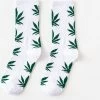 Beste Verkoop 🔥 Merkloos Weed Sokken - Witte Sokken - Wietblaadjes - Cannabis - Marihuana - Maat 37 Tot 40 🎁 -Beenmode Verkoop 550x585 2
