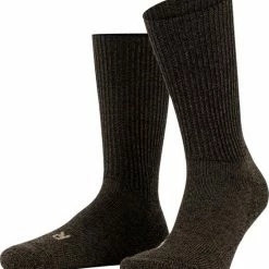 Uitgang 🌟 FALKE Walkie Ergo Ademend Hoge Kwaliteit Verwarmend Thermo Met Elastiek Warme Dikke Trekking Hoog Lang Merinowol Bruin Unisex Sokken - Maat 42-43 👍 -Beenmode Verkoop 550x599