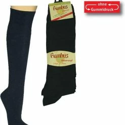 Begroting 👍 SOCKS4FUN Bamboe Sokken - Kniekousen - 2 Paar - Grijs - Maat 43/46 🧨