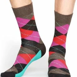 Beste Pirce 😉 Happy 🧦 Socks Argyle Sokken - Groen/Bruin - Maat 36-40 ✨ -Beenmode Verkoop 550x609 2