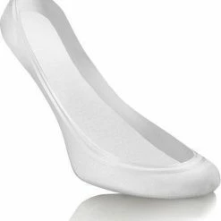 Kopen 👏 2 Pack Sesto-Senso Dames Ballerina Sokjes Met Siliconen Antislip Wit Maat 39-41 👏