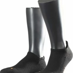 Gloednieuw ⭐ FALKE Cool Kick 👟 Sneaker 👟 Sneakersokken Versterkte 👟 Sneaker Sokken Heren Dames Zonder Motief Met Pluche Zool En Hielband Ademend Sneldrogend Zwart Unisex Sokken - Maat 35-36 😉 -Beenmode Verkoop 550x636 1