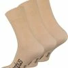 Hete verkoop 🧨 Vincent Creation Bamboe Sokken - 3 Paar - Beige - Normale Schachtlengte - Maat 35/38 ⌛ -Beenmode Verkoop 550x659 22