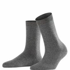 Top 10 👍 FALKE Cosy Wool Zonder Motief Zacht Dik Winter Warm Ondoorzichtig Halfhoog Comfortabel Merinowol Kasjmier Grijs Dames Sokken - Maat 39-42 💯 -Beenmode Verkoop 550x660 9