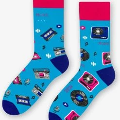 Flash-uitverkoop 🔔 More Fashion - Dames Sokken - 35/38 - 4-Pack - Photography Travel Music Books - MADE IN EU 🥰 -Beenmode Verkoop 550x664 4