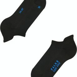 Gloednieuw ⭐ FALKE Cool Kick 👟 Sneaker 👟 Sneakersokken Versterkte 👟 Sneaker Sokken Heren Dames Zonder Motief Met Pluche Zool En Hielband Ademend Sneldrogend Zwart Unisex Sokken - Maat 35-36 😉 -Beenmode Verkoop 550x667 13