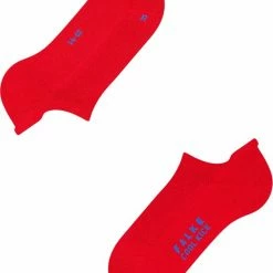 Korting ⭐ FALKE Cool Kick 👟 Sneaker 👟 Sneakersokken Versterkte 👟 Sneaker Sokken Heren Dames Zonder Motief Met Pluche Zool En Hielband Ademend Sneldrogend Rood Unisex Sokken - Maat 46-48 😀 -Beenmode Verkoop 550x667 19