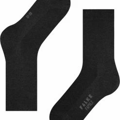 Beste Pirce ⭐ FALKE Family Grondstofvriendelijk Zacht Zonder Motief Duurzaam Ondoorzichtig Mid-rise Duurzaam Katoen Grijs Dames Sokken - Maat 35-38 🔔 -Beenmode Verkoop 550x667