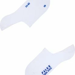 Uitgang 👏 FALKE Cool Kick Invisible Voering Sokken Onzichtbaar Zonder Motief High Cut Met Pluche Zool Ademend Sneldrogend Wit Unisex Kousenvoetje - Maat 42-43 🌟 -Beenmode Verkoop 550x667 29