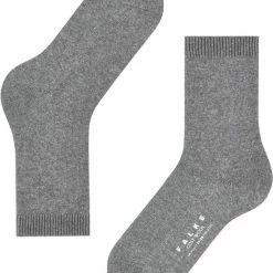 Top 10 👍 FALKE Cosy Wool Zonder Motief Zacht Dik Winter Warm Ondoorzichtig Halfhoog Comfortabel Merinowol Kasjmier Grijs Dames Sokken - Maat 39-42 💯 -Beenmode Verkoop 550x676