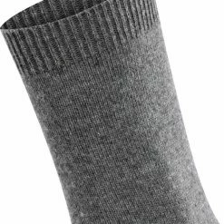 Top 10 👍 FALKE Cosy Wool Zonder Motief Zacht Dik Winter Warm Ondoorzichtig Halfhoog Comfortabel Merinowol Kasjmier Grijs Dames Sokken - Maat 39-42 💯 -Beenmode Verkoop 550x686 1