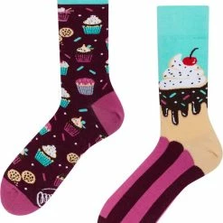 Beste deal 😍 Many Mornings - The Cupcake - Unisex - Maat: 39-42 - Gekke Vrolijke Grappige Sokken 🎉