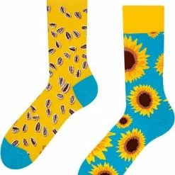 Top 10 😉 Good Mood Sokken - Zonnebloemen - Unisex Maat 35-38 💯