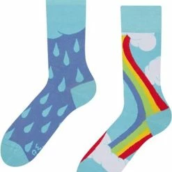 Beste deal 🤩 Good Mood Sokken - Regenboog - Unisex Maat 43-46 🌟