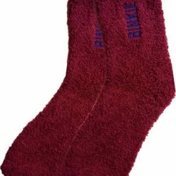 Promo 😀 Binkie 🧦 Socks Binkie Slofsokken Box | 2 Paar Huissokken | Maat 37-42 | Fluffy Wit & Bordeauxrood 😀 -Beenmode Verkoop 550x704 1