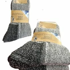 Begroting 🥰 Naft Wandelsokken | Grijs-zwart | 2 Paar | Maat 39-42 💯