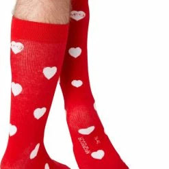 Goedkoopste 😍 McGregor Sokken Dames | Maat 36-40 | Red Love Sok | Rood Grappige Sokken/Funny 🧦 Socks 🔔 -Beenmode Verkoop 550x726