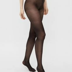 Groothandel ❤️ Pieces Panty 20 Den - 2-pack Tights - S/M - Zwart 🥰