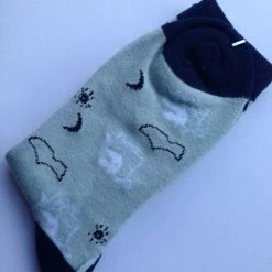 Promo 👏 Robin Ruth Set Van 2 Paar Holland Souvenir Sokken - 1 Paar Blauw En 1 Paar Roomwit - Maat 36 Tot 42 🎉 -Beenmode Verkoop 550x733 3