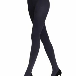 Hete verkoop 🌟 FALKE Pure Matt Ondoorzichtig Dun Fijn Versterkt Zacht Zonder Motief Effen Mat Elegant Comfortabel Ondoorzichtig 100 Denier Blauw Dames Panty - Maat S 🔥 -Beenmode Verkoop 550x733 39