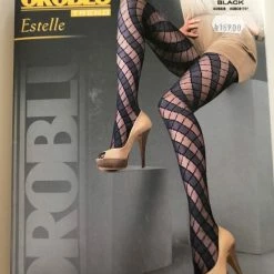 Beste Verkoop 💯 Oroblu Fantasie Panty Estelle Maat M Kleur Zwart 😉