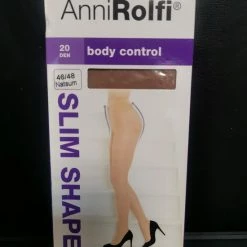 Nieuw ⭐ ANNI ROLFI SLIM SHAPE 46/48 20 DEN NATURAL ⭐