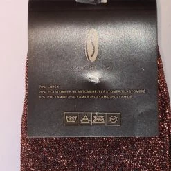 Top 10 🛒 Merkloos Dames Sokken - Glitter - Roodbruin - One Size 36 T/m 41 😍