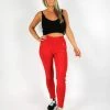 Hete verkoop ⌛ Merkloos Dames Tregging Isabella M/L - Rood - Luxe & Comfort - Hoge Taille 💯 -Beenmode Verkoop 550x733 7