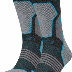 Uitgang 🎉 4-Pack HEAD Koele Wandelsokken Hike Crew 781001001-418 - Grijs / Blauw - Unisex - Maat 43-46 😀