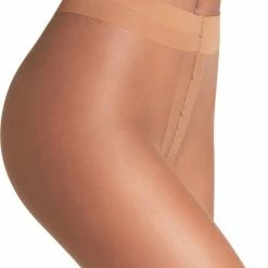 Korting ✔️ FALKE Shelina Hoge Kwaliteit Onzichtbaar Zacht Comfortabel Glanzend Elegant Nylon Zonder Motief Ultra Sheer 12 Denier Bruin Dames Panty - Maat M-L 💯 -Beenmode Verkoop 550x746