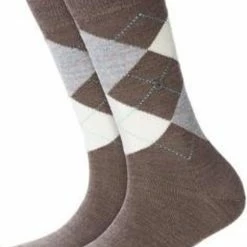 Uitgang 🥰 Burlington Marylebone Damessokken - Wol - Lichtbruin Met Blauw En Grijs - Maat: 36-41 🎁 -Beenmode Verkoop 550x758