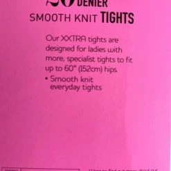 Goedkoopste 🧨 Pretty Polly 20 Denier Smooth Knit Tights XXL Barely Black (2 Paar) ❤️ -Beenmode Verkoop 550x776 4