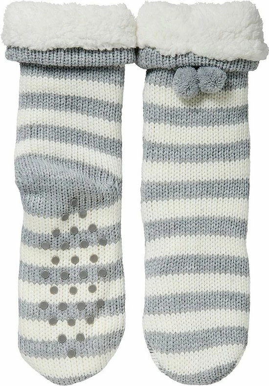 Beste recensies van π Apollo Dames Anti-slip Huissokken/slofsokken Grijs/wit Gestreept Maat 36-41 β¨ 6 Beste recensies van π Apollo Dames Anti-slip Huissokken/slofsokken Grijs/wit Gestreept Maat 36-41 β¨ - Afbeelding 4