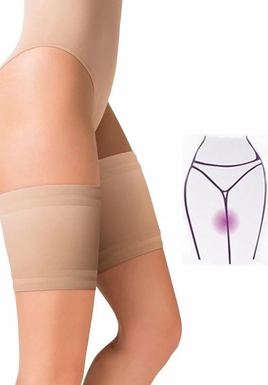 Gloednieuw ๐ Gabriella Gladde Satijnen Dijenband 15 Cm Breed, Beige, Maat 5/6 ( XL/XXL), 68-76 Cm ๐ 6 Gloednieuw ๐ Gabriella Gladde Satijnen Dijenband 15 Cm Breed, Beige, Maat 5/6 ( XL/XXL), 68-76 Cm ๐ - Afbeelding 4